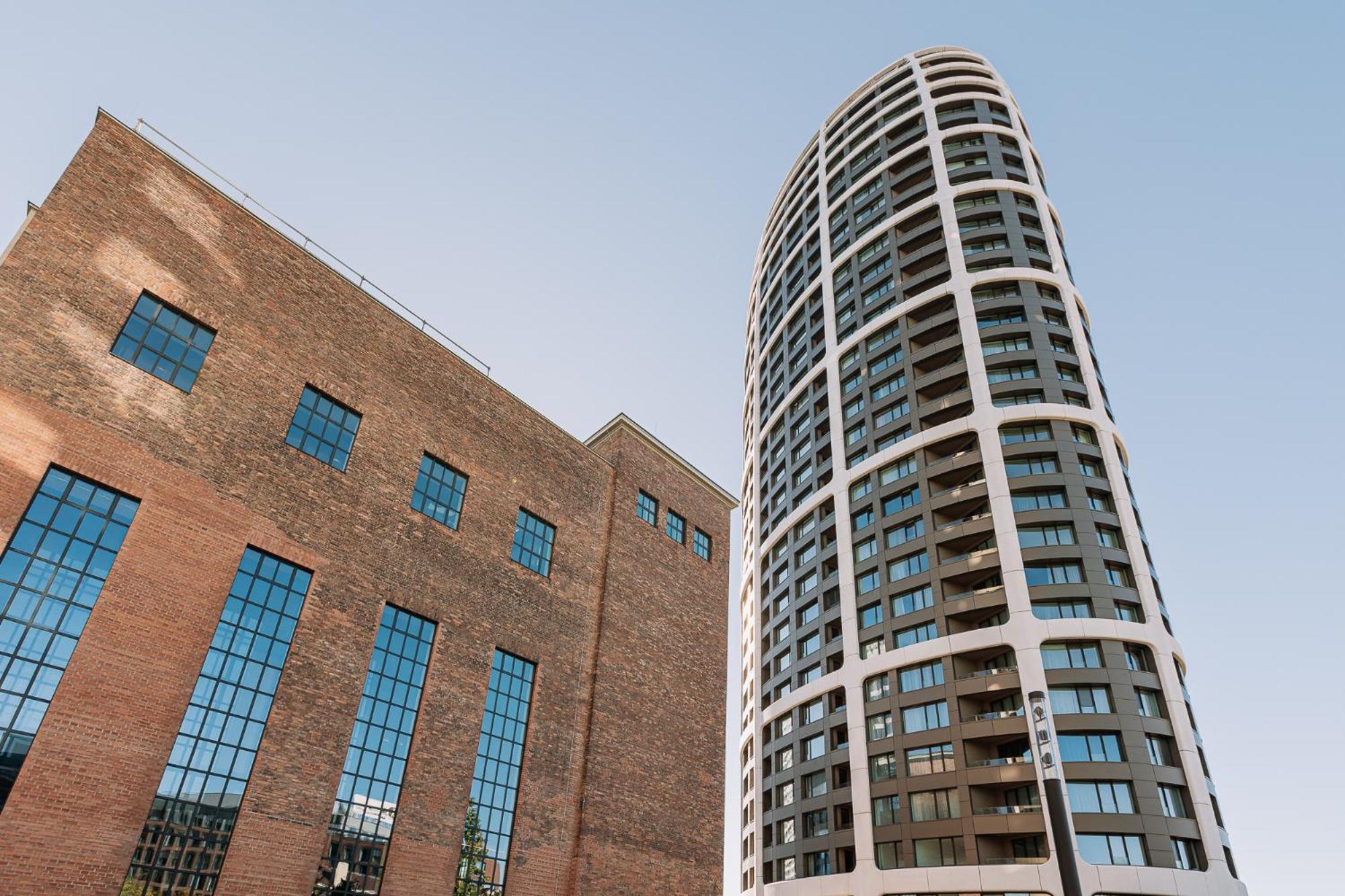 Skau Blue Residence In Sky Park 21 Floor 2 Tower Panoramic View Free Parking Bratislava Exterior photo